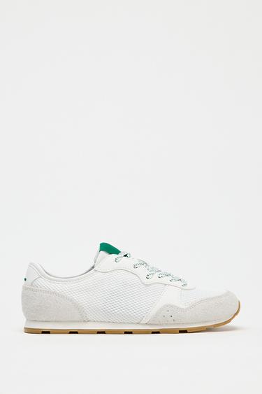 CONTRAST TRAINERS - Green by Zara