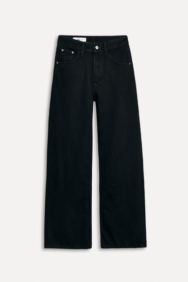 HIGH-WAIST CURVED JEANS 50TH ANNIVERSARY - Black by Zara
