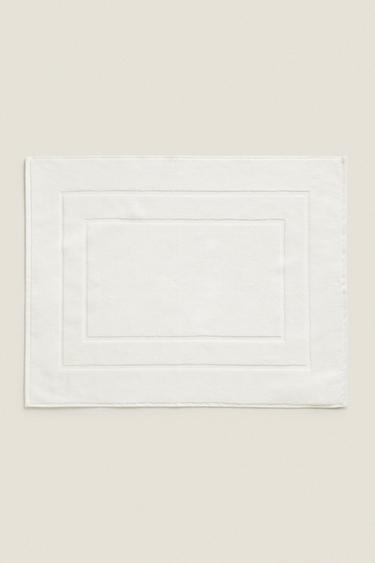 NON-SLIP COTTON BATH MAT - Ivory by Zara - Image 0
