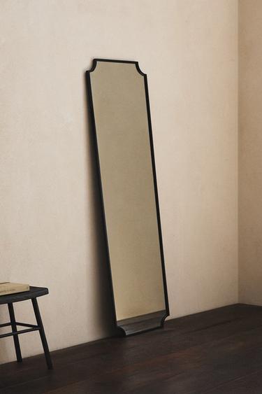 BLACK METAL MIRROR - Black by Zara