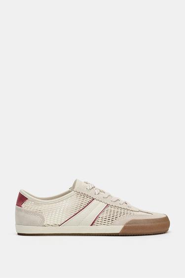 MESH BAREFOOT TRAINERS - Ecru White by Zara