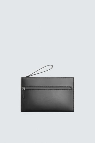 PLAIN CLUTCH - Black by Zara