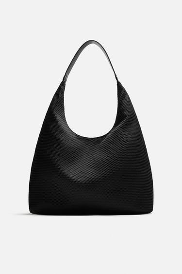 MESH SHOPPER BAG - Black by Zara