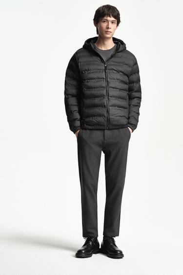 WATER-REPELLENT LIGHTWEIGHT PUFFER JACKET - Black by Zara