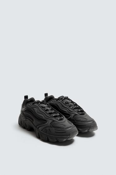 CHUNKY SOLE SNEAKERS - Black by Zara