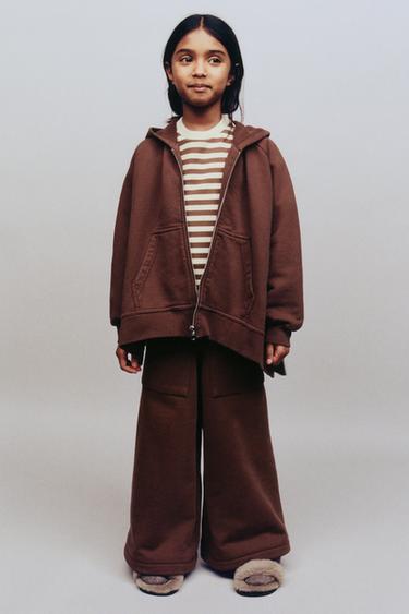 LIMITED EDITION COTTON CULOTTE TROUSERS - Russet by Zara