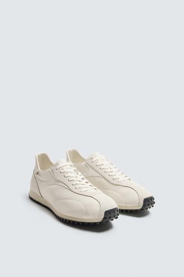 NYLON LIMITED EDITION TRAINERS - Bone White by Zara