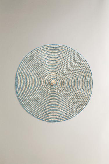 ROUND PLACEMAT (PACK OF 2) - Light blue by Zara