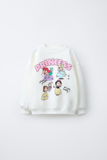 PRINTED DISNEY PRINCESSES SWEATSHIRT - Oyster-white by Zara