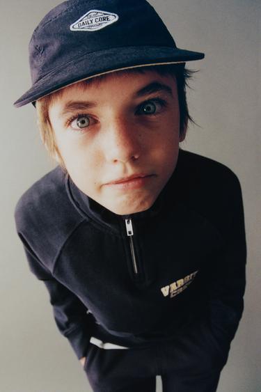 VARSITY JOGGING SWEATSHIRT - Navy blue by Zara