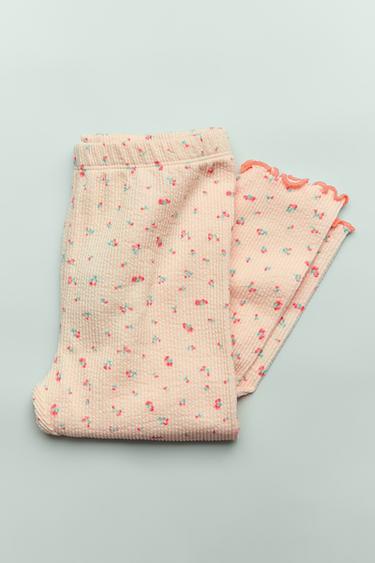 AGES 2-6/ NEON FLORAL PYJAMAS - Orange by Zara