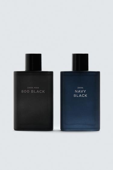 MAN NAVY BLACK + ZARA MAN 800 BLACK EDT 2 x 90 ML / 3.0 oz - TINTED LEATHER by Zara