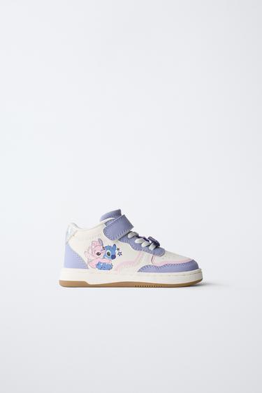 LILO & STITCH © DISNEY HIGH-TOP SNEAKERS - White by Zara