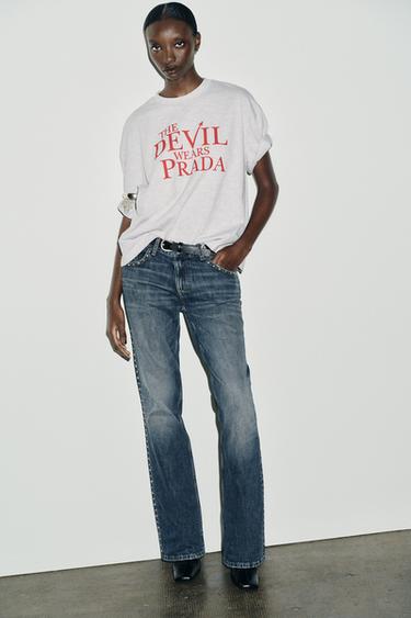 THE DEVIL WEARS PRADA T-SHIRT - Grey marl by Zara