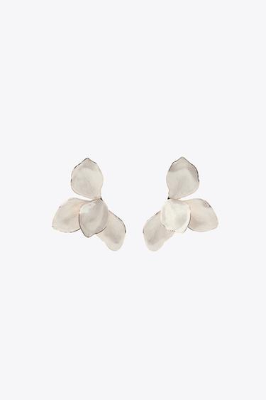 FAN EARRINGS - Ecru by Zara
