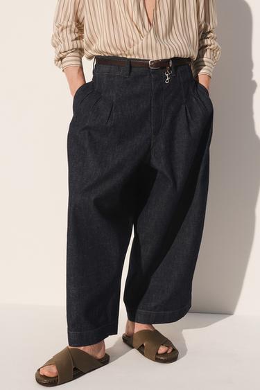BALLOON FIT JEANS - Blue by Zara