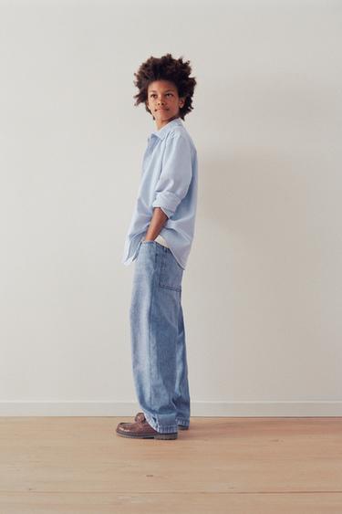 BASIC OXFORD SHIRT - Light blue by Zara