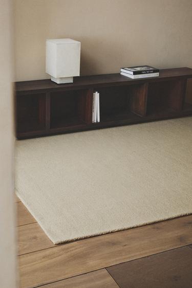 WOOL RUG - Beige by Zara