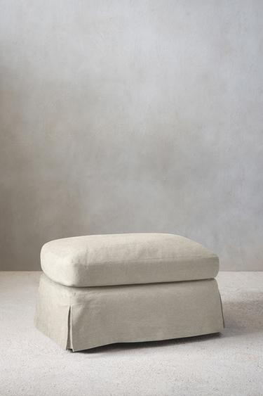 FOOTSTOOL 01 - Light beige by Zara