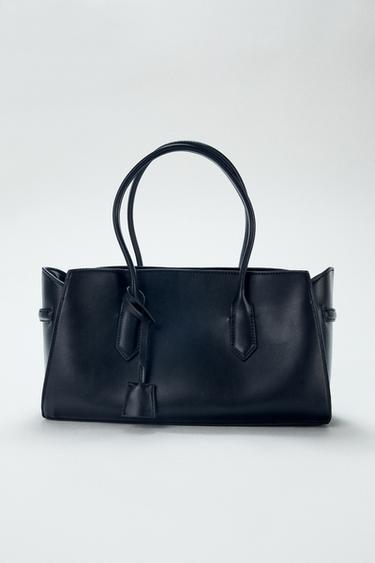 ELONGATED TOTE BAG - Black by Zara