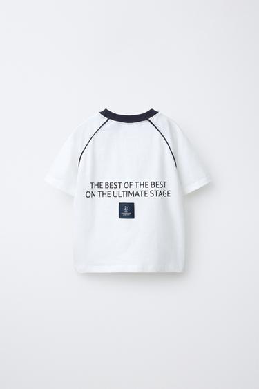 UEFA CHAMPIONS LEAGUE ® PRINTED T-SHIRT - White by Zara