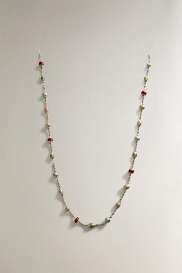 CHRISTMAS BAUBLE GARLAND - Light blue by Zara