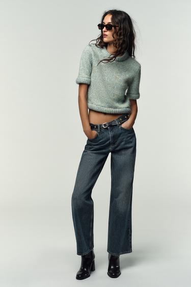 SHORT SLEEVE KNIT JUMPER - only one by Zara