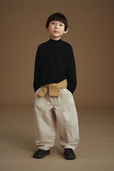 HIGH NECK KNIT SWEATER - Black by Zara