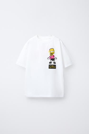 BART THE SIMPSONS ™ MATT GROENING GRAFFITI T-SHIRT - White by Zara - Image 0