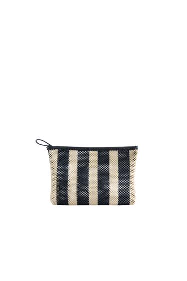 STRIPED TOILETRY BAG - Two-tone by Zara