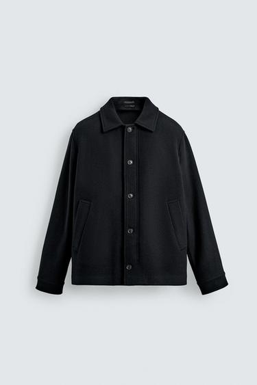 JACKET WITH REMOVABLE LINING - Navy blue by Zara