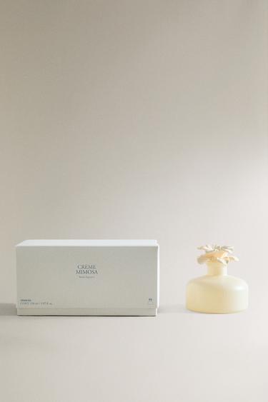 (150 ML) CRÈME MIMOSA CERAMIC AIR FRESHENER - CAMEL/WHITE  by Zara - Image 0