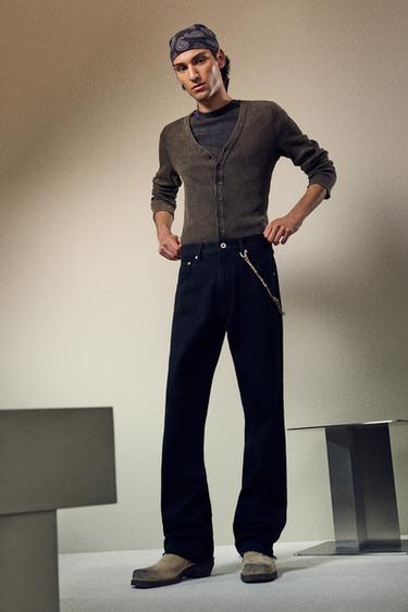 FLARE FIT JEANS - Charcoal by Zara