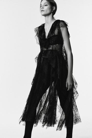 LIMITED EDITION KNIT LEGGINGS - Black by Zara - Image 0