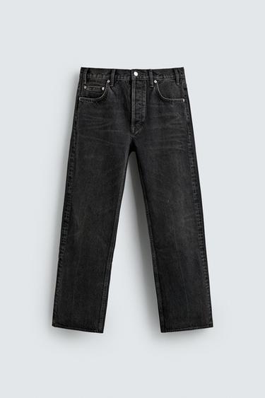 STRAIGHT-LEG BOOTCUT JEANS AARON LEVINE X ZARA - Black by Zara