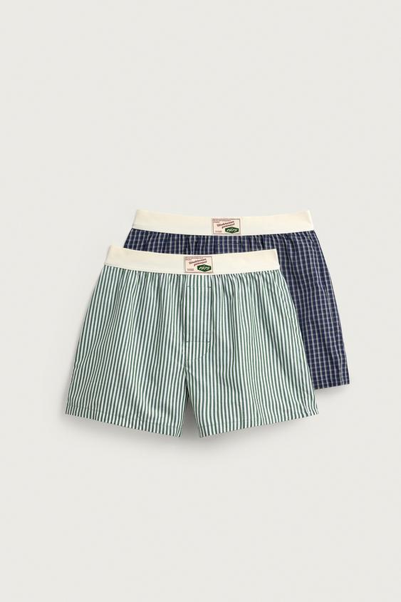 2-PACK OF COMBINED POPLIN BOXERS - various by Zara - Image 0