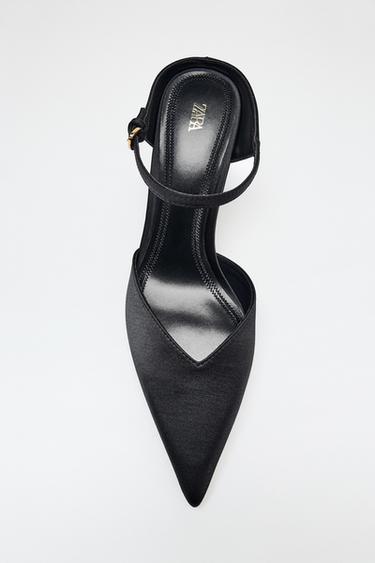 HEELED SHOES WITH BUCKLE DETAIL - Black by Zara