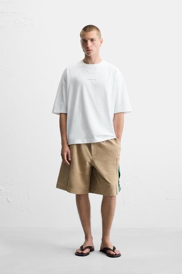 RAISED PRINT T-SHIRT - White by Zara - Image 0