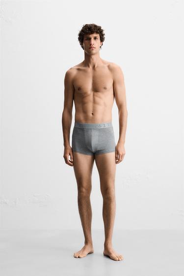 3-PACK OF BOXER SHORTS - Grey marl by Zara - Image 0