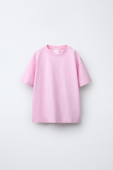 BASIC PLAIN T-SHIRT - Pink by Zara