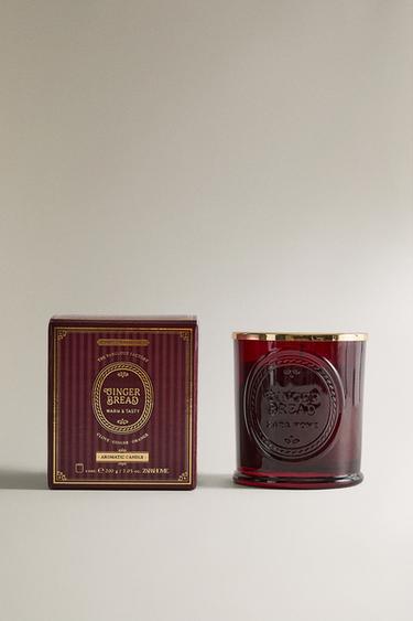 (200 G) GINGERBREAD SCENTED CANDLE - Red by Zara
