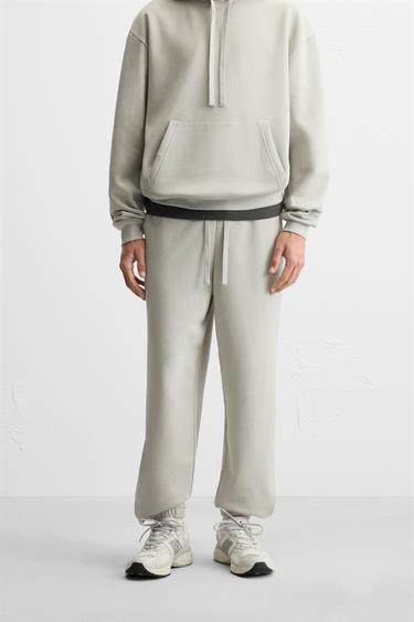 BASIC JOGGER TROUSERS - Ice by Zara
