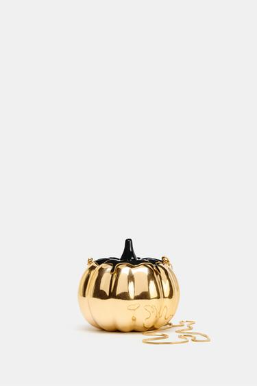 METALLIC-EFFECT RIGID MINAUDIÈRE - Golden by Zara