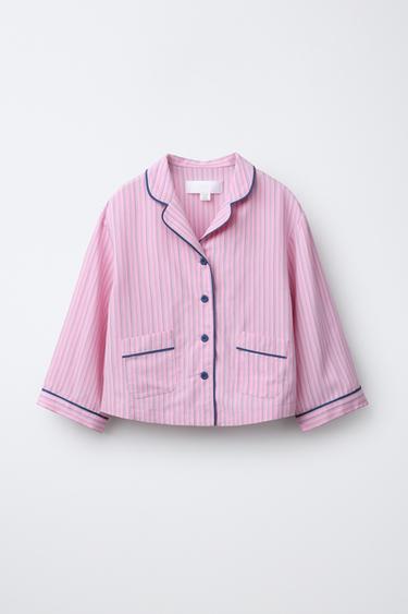 STRIPED SHIRT - Pink by Zara