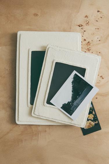 PAPER PHOTO FRAME - Ecru by Zara