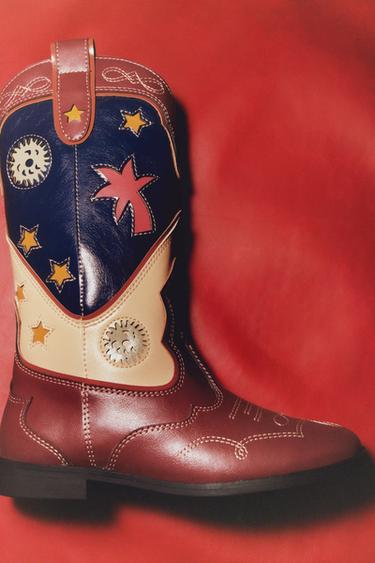 FANTASY COWBOY BOOTS - Multicoloured by Zara