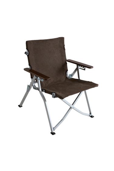 FOLDING CHAIR WITH HANDLE AND ARMRESTS - Chocolate brown by Zara