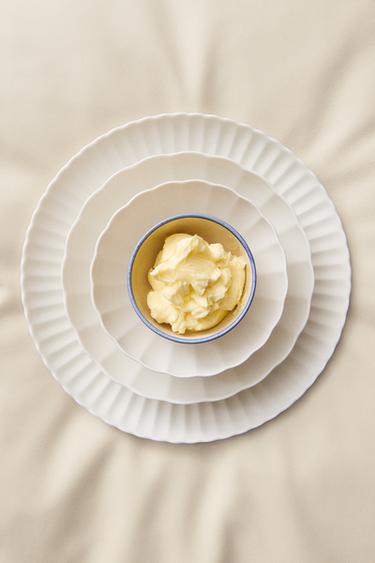 PORCELAIN DINNER SET - Ecru/Yellow by Zara