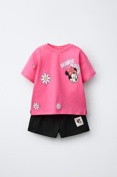 MINNIE MOUSE © DISNEY T-SHIRT & BERMUDA SET - Fuchsia by Zara