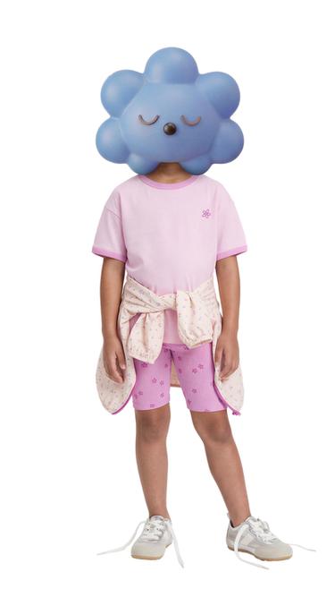 FLORAL CYCLING LEGGINGS AND T-SHIRT SET - Light lilac by Zara